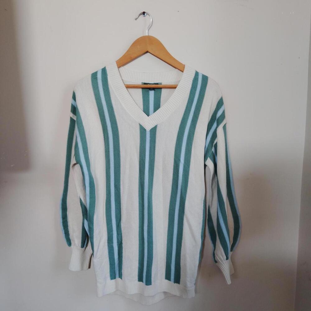 Wild Fable Men's Multi and White Jumper